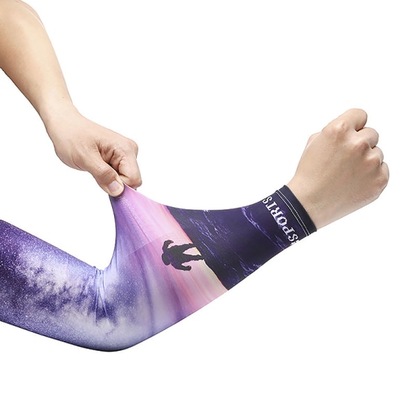 Sommar kylarm ärmar cover huvud ansikte hals tub halsduk Set A1 A pair