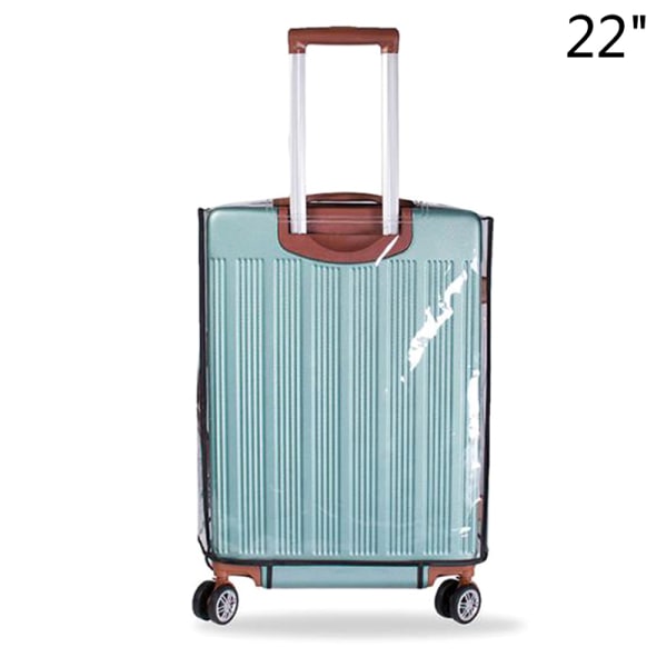 20"-30" rejsebagagedæksel beskytter Kuffert Støvtæt taske 55*39*25cm 816b | Clear | 55*39*25cm | Fyndiq