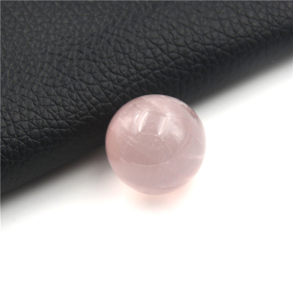 2kpl Healing Crystal Natural Pink Rose Quartz Gemstone Ball Div Pink 2pcs