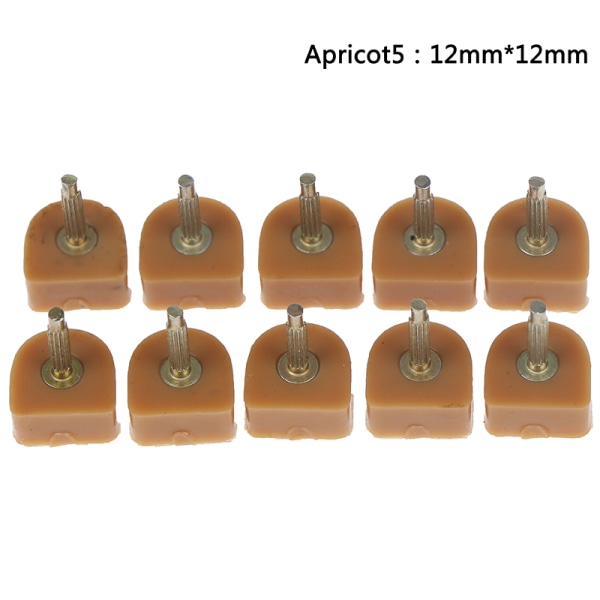 20st Högklackade skoreparationstips Kranar Stiftar Stiftlyftar Byt ut Apricot 12mm*12mm