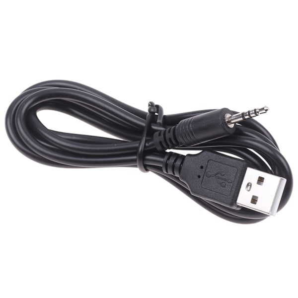 USB-oplader strømkabel til Synchros E40BT/E50BT hovedtelefoner Black