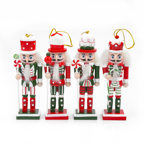 12,5 cm miniaturer Nøddeknækkeren Puppet Ornaments Desktop Decoratio random color 1PC