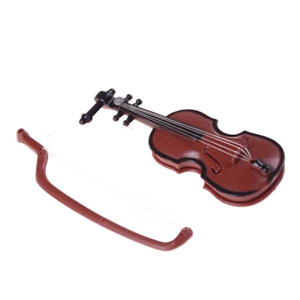 1:12 Dukkehus Miniature Violin Musical Instruments Collection 0 0
