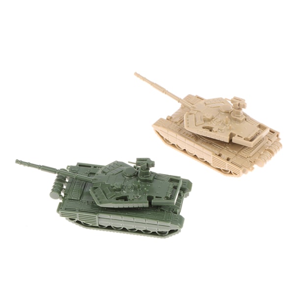 För pojkar 1/4PCS 1/144 T-90MS Tankmodell TOS Military Fighting Multicolor 4PCS