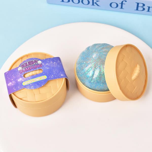 Färgglad Glitter Dumpling Release Ball Sensorisk Leksak För Stress A3