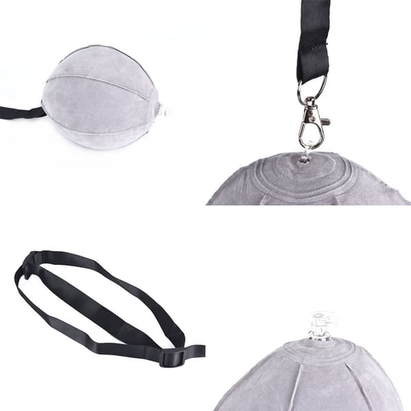 1Pc Golf Swing Trainer Ball Smart oppblåsbar Assist Posture Cor Black