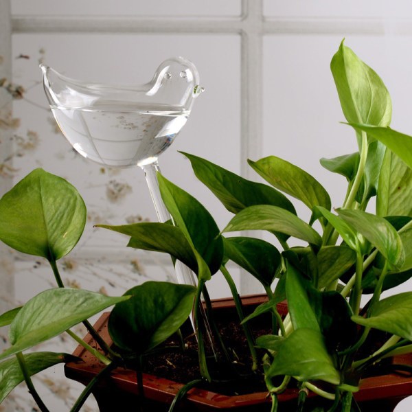 Automatisk selvvanningsenhet Glasssprinkler Hageblomst C Bird one size