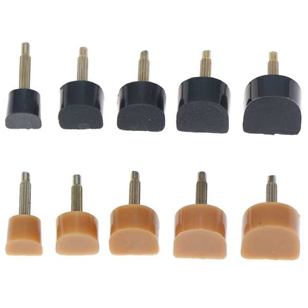 10 st Högklackade skoreparationsspetsar Kranar Pins Dowel Lifts Replacem Black 10mm*10mm