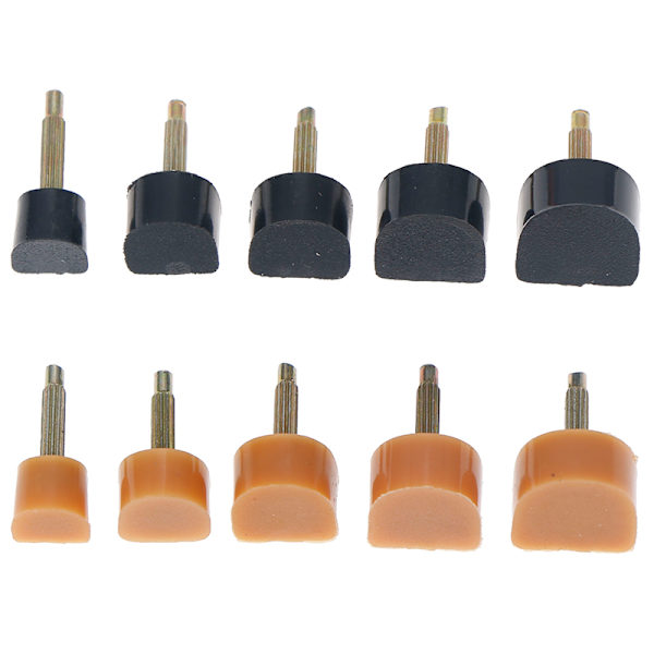 10 st Högklackade skoreparationsspetsar Kranar Pins Dowel Lifts Replacem Black 11mm*11mm