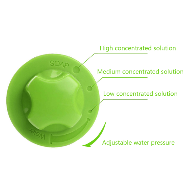 Vandslangemundstykke Bilvasker Have Højtrykssprinkler Fo green one size