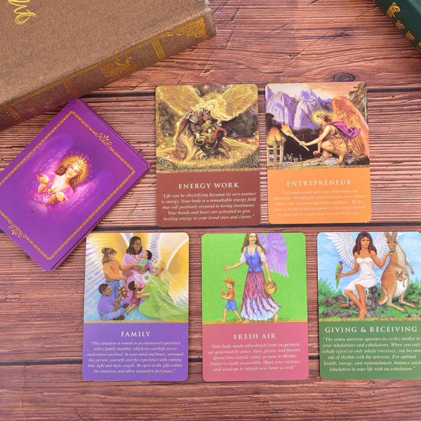 Tarot-kortit Päivittäinen opastus Enkeli Oracle Card Deck Pöytäpeli Pl Multicolor one size