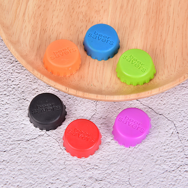 12st Återanvändbara silikonkapslar Cover Soda Cola Lock Wi Multicolor 12pcs