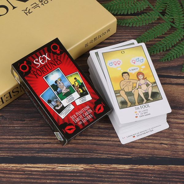 1Box Tarot Cards For Lovers Sex Tarot Decks Couples Fun Card Ga Multicolor A