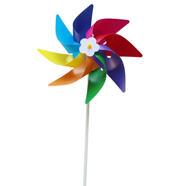 Garden Yard Party Outdoor Windmill Wind Spinner Ornament Decora One Size