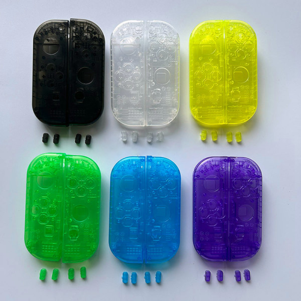 For erstatning Clear Transparent Shell Cover SL SR Knapper for Blue one size