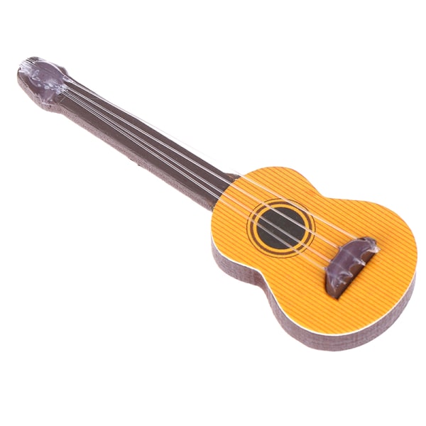 1:12 Dukkehus miniatyr gitar tilbehør instrument dukke hou A One Size