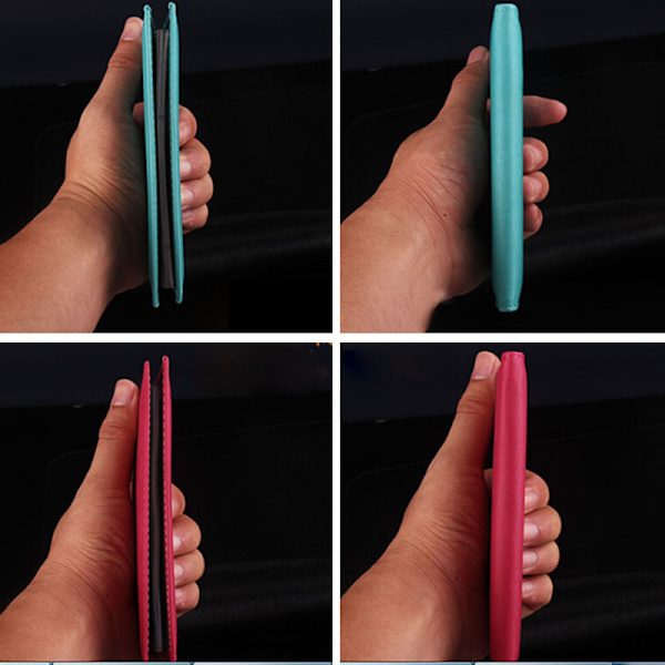 Naiset Miesten passipidike Keinonahkainen matkapassin cover Ca LightBLue one size