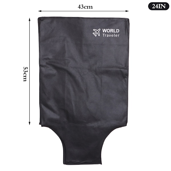 1 st non-woven tyg Cover anti-scratch kostym Black 24inch