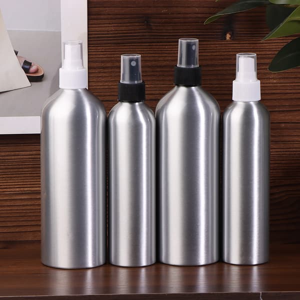 Metall Aluminium Flaske Parfyme Atomizer Tom Misty Spray White 100ml