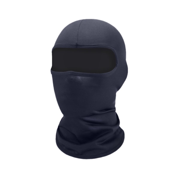 Sommeråndbar Cykelhue Anti-UV Balaclava Mænd Fuldt Ansigt M Navy blue