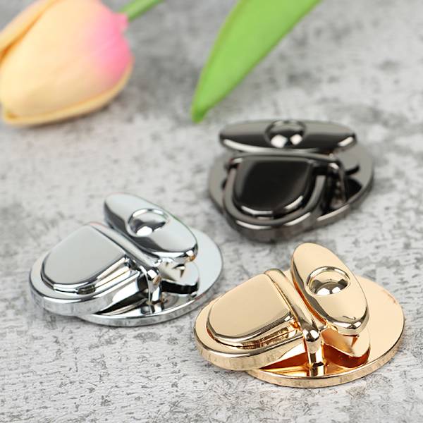 8x Metallinen Lukkolaukku Case Solki käsilaukuille Olkalaukuille Gold 8pcs