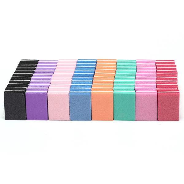 50 stk svamp neglefil sliping buffer polish neglefil manikyr Pink one size