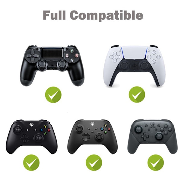 Ny PS4 PS5 Switch Pro Game Controller Storage Bag Hard EVA Tra white one size
