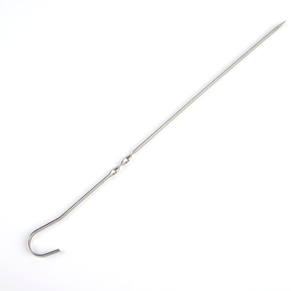 10 stk spyd til grill gjenbrukbar grill i rustfritt stål Silver 10Pcs