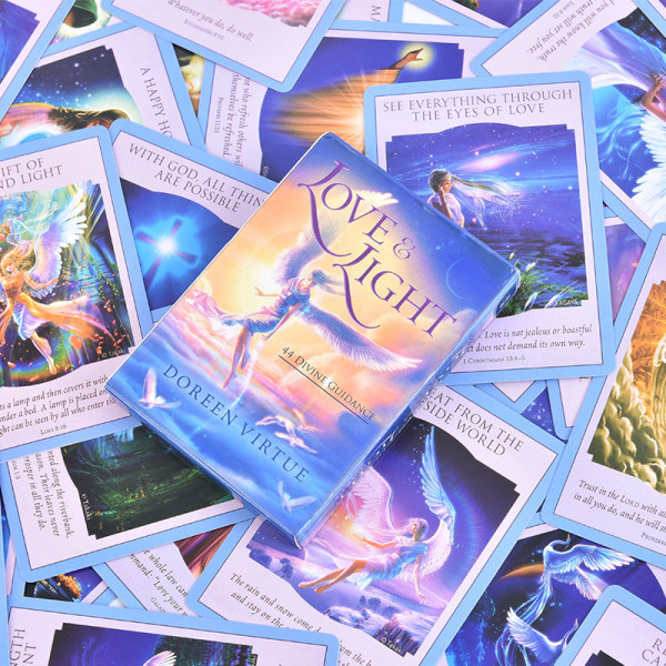 Love Light Divine Guidance Oracle 44PCS/Set English Tarot Card Multicolor Love & light tarot