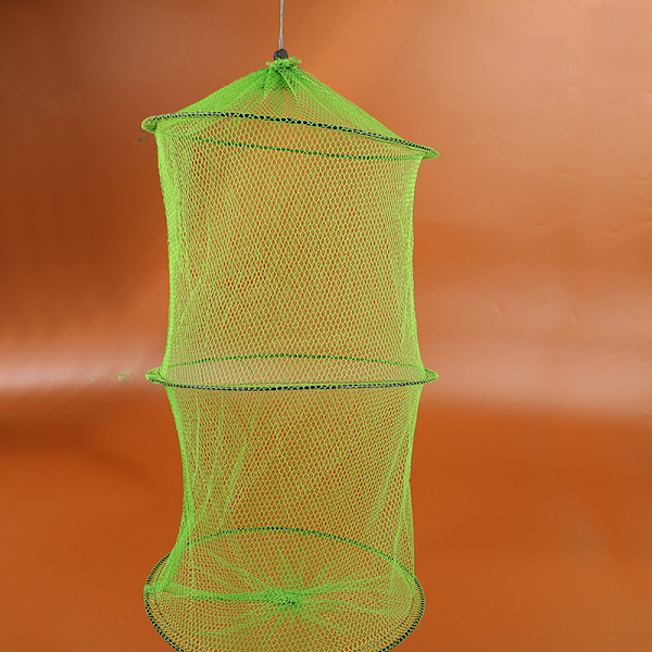 Enkel liten fiskebeskytter nylonduk 3 lag liten meshduk B one size