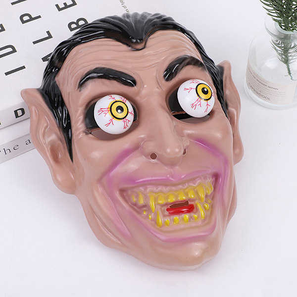 Halloween  Plastmask Mumie Mask Skelett Rolig Utstyr Vam A4