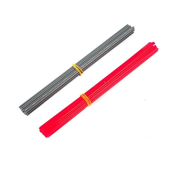 20 stk Plast sveisestaver sveisestaver 20cm sveisestøtfanger R Red PP