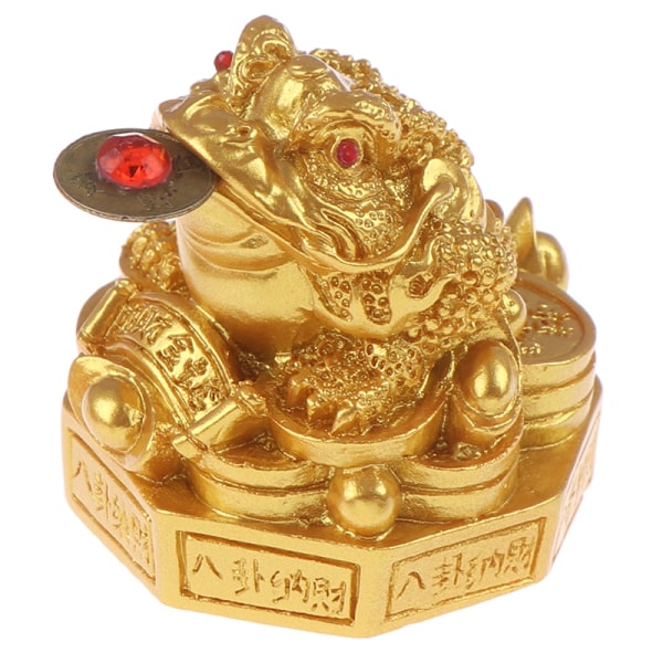 ren kobber padde funnet cicada frosk padde statuer dyr Messing han Gold one size