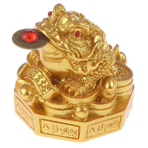 ren kobber tudse fundet cikade frø tudse statuer dyr Messing han Gold one size
