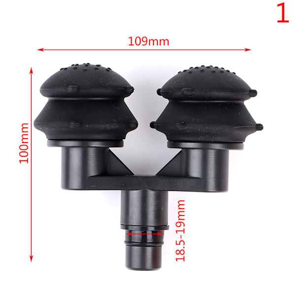 Universal Fascia Massagehoved Massager Udskiftning af hovedkrop 1
