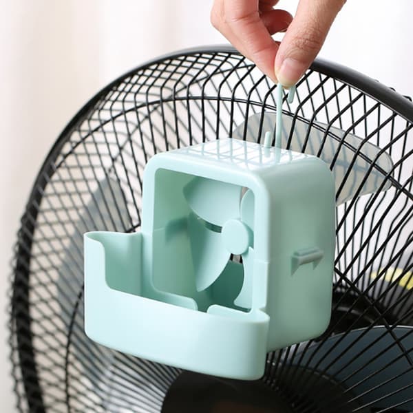 Elektrisk Ventilator Køleboks Isterning Opbevaringsboks Hurtig Køling Blue