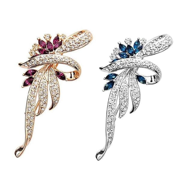 Rintaneula Timanttikorsetti Puku Pin Lahja Silver