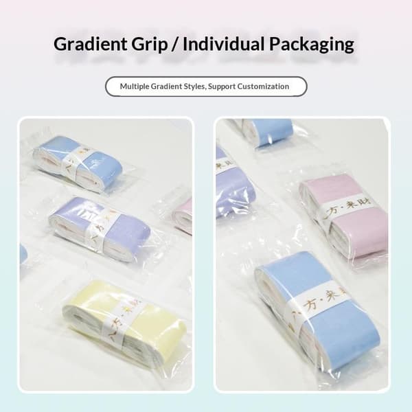 Gradient Farge Racket Grepbånd Anti-skli Svetteabsorberende Badmi C