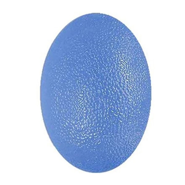 Silica Gel Hand Grip Ball Egg Mænd Kvinder Gym Fitness Finger Heav blue 1Pc