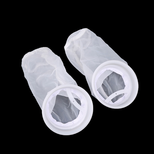 2 kpl IBC Nylon -suodatin Ton Barrel Cover Garden Irragin tuuletukseen White ONE SIZE