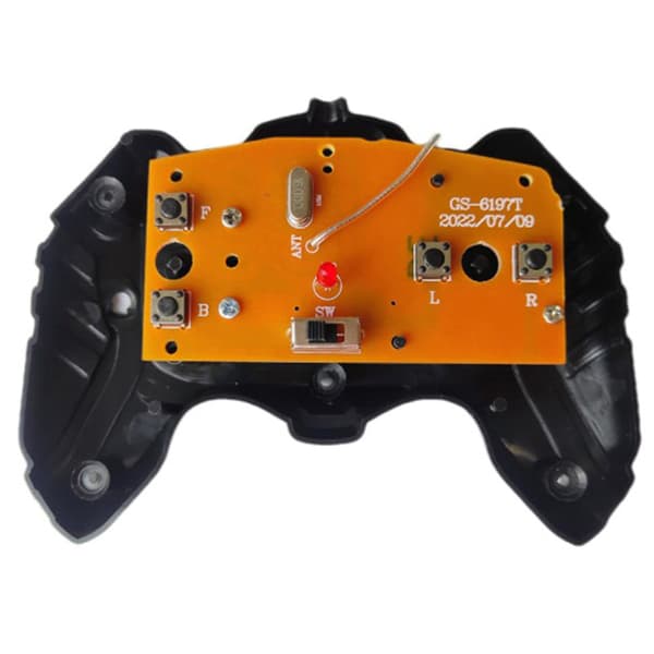 1Set 2.4G 4CH RC Car Remote Control Circuit PCB-lähetin ja Black onesize