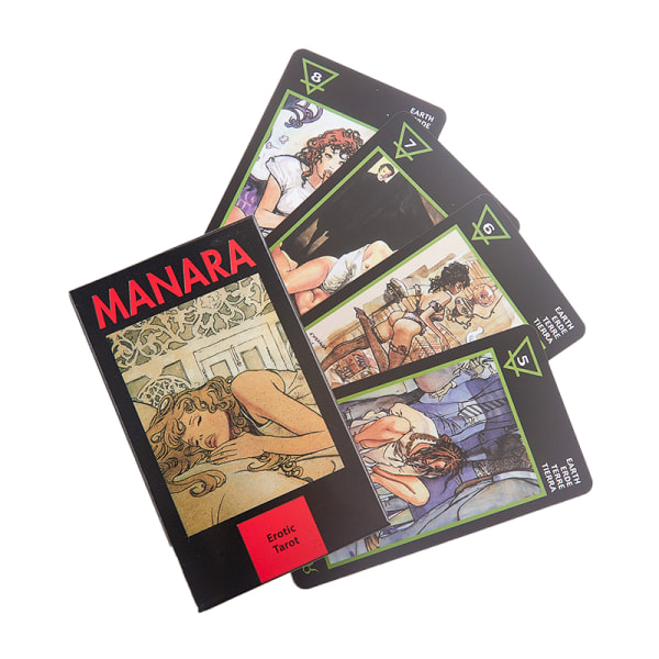 Nyt Tarot Of Manara engelsk version Oracle Divination Fate Game Multicolor OneSize