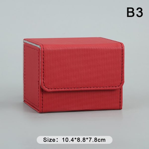 Trading Card Deck Box Hållbar Card Storage Container Game Card B3 onesize