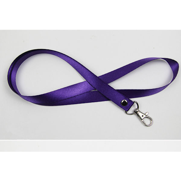 Halsstrop Snørebånd Sikkerhedsbrud For ID Navneskilt Holder Ke Purple 1pcs