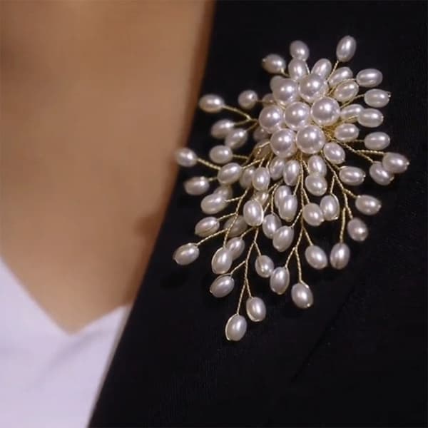 Elegant Perleblomst Broche Nålemærke Til Kvinder Piger Mode C A5