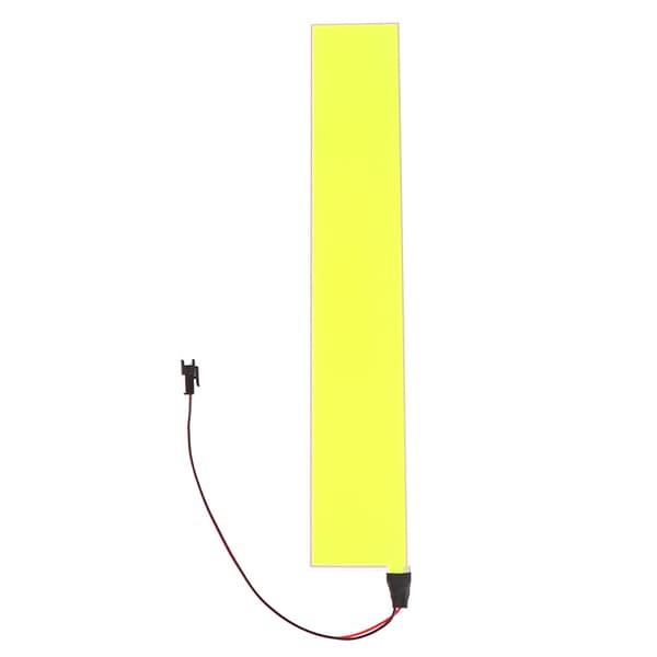 Fleksibel EL Light Panel Elektroluminescerende Baklys Strip Lam fluorescent yellow 1Pc