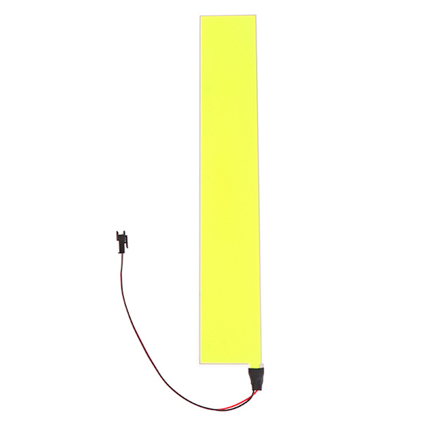 Joustava EL-valopaneeli elektroluminesoiva taustavalonauha Lam fluorescent yellow 1Pc