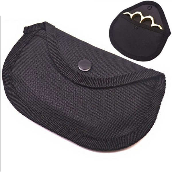 Finger Tool Skyddsväska Four Finger Survival Tool Pouch Safe Black 14.5*14