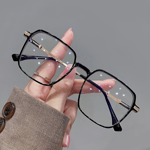FashionSquare Sinisen Valon Suojaavat Lasit, Erittäin Kevyet Silmien Suojaus Gloss black