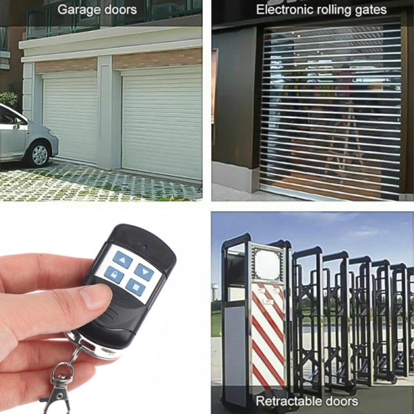 1Pc 4 Knapper 433MHZ Rolling Code Port Garageportåbner Cloni one size
